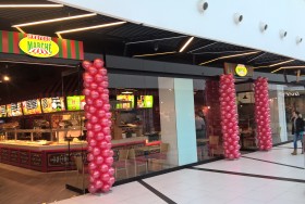 Dekoracje sklepów balonami Poznań